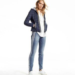 Marc Aurel | Tuxedo Stripe Jeans Euro Size 40 US Size 10 Waist laid flat 16"